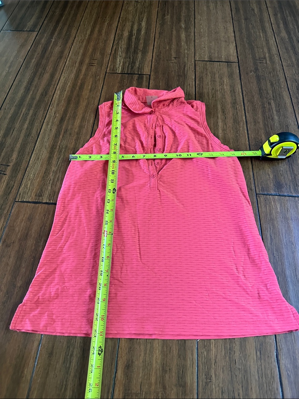 CALIA by Carrie Underwood Coral Pink Ribbed Tank